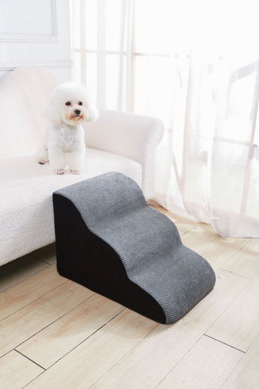 Scară pentru animale de companie Amazon tumu Xiyin, canapea extensibilă în sus și în jos, cu burete, treaptă în pantă, pentru pisici și câini mici