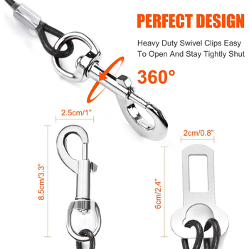 Ühe-kahe lemmiklooma auto turvavöö koera reisimiseks auto veojõuköis auto fikseeritud turvapandlaga hammustusvastane koerakett