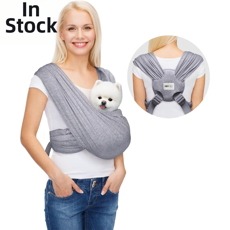 Medžiagotinis naminių gyvūnėlių krepšys, kvėpuojantis, patogus katėms ir šunims, nešiojamas krepšys, sulankstomas, didelės talpos krūtinės krepšys, T23S