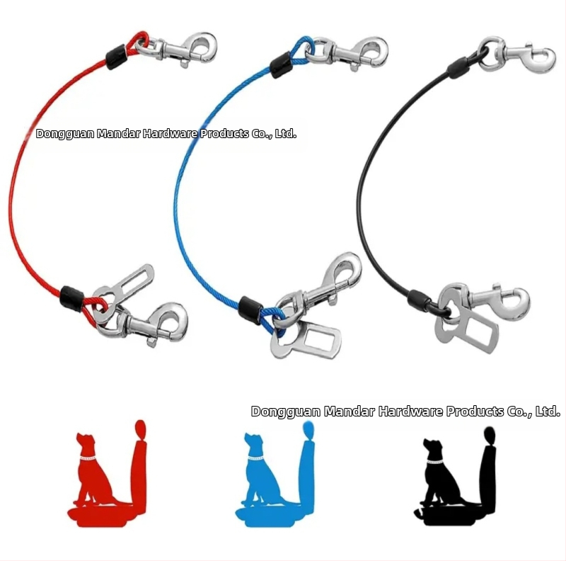 Колан за безопасност на домашни любимци, кола, куче, пътуване с кола, теглително въже с фиксирана катарама, въже против ухапване, въже за кучета, Amazon