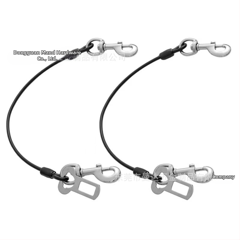 Колан за безопасност на домашни любимци, кола, куче, пътуване с кола, теглително въже с фиксирана катарама, въже против ухапване, въже за кучета, Amazon