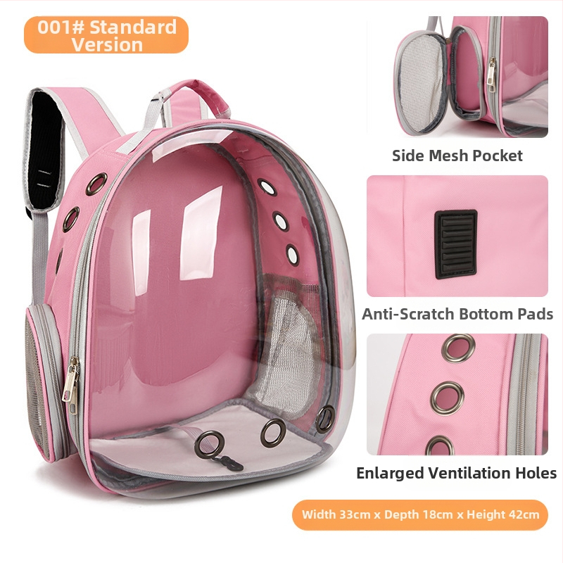 Kassikoti lemmiklooma seljakott väljaminev kaasaskantav läbipaistev kosmosekapsli lemmiklooma kott panoraamvaatega kassitarbed hingav seljakott