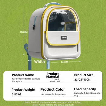 Kassikott Suur lemmikloomakott Kosmosekapsli kassi seljakott Kaasaskantav kott Kassi-koera seljakott Koolikott Lennunduspagas