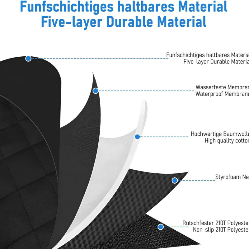 Постелка за багажник на SUV, постелка за домашен любимец за кола, възглавница за домашен любимец за куче, противозамърсена постелка, удебелена, водоустойчива