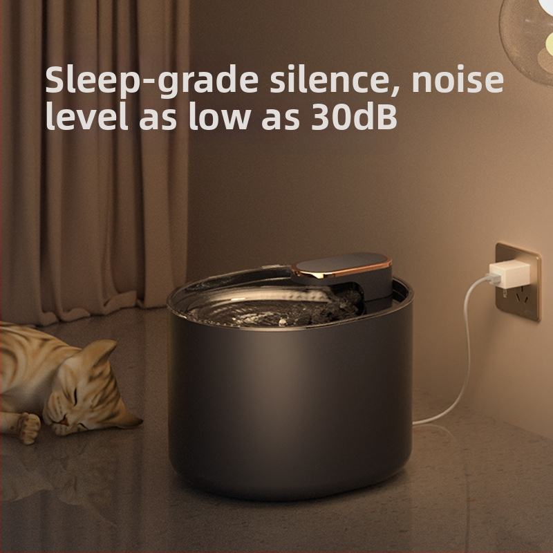 Диспенсър за вода за домашни любимци, безшумен филтър с активен въглен, автоматична циркулация, 3 л, голям капацитет, могат да се изпращат котки и кучета