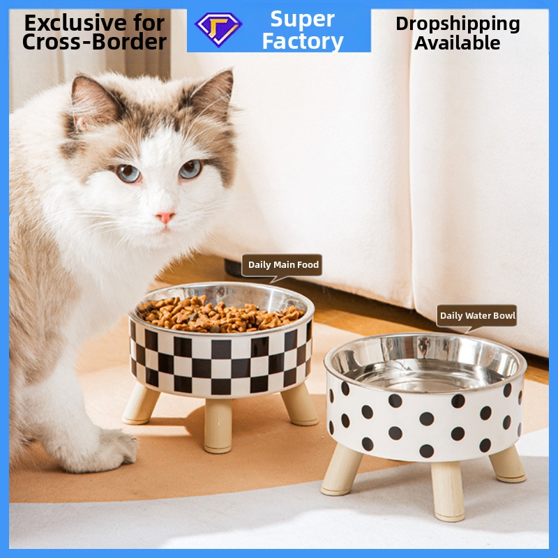 Mājdzīvnieku bļoda pret apgāšanos, neslīdoša bļoda ar četriem stūriem, īpaši lielas ietilpības suņu rīsu bļoda, pret kakla skriemeļu veidošanos, kaķu bļoda, mājdzīvnieku viena bļoda, nerūsējošā tērauda