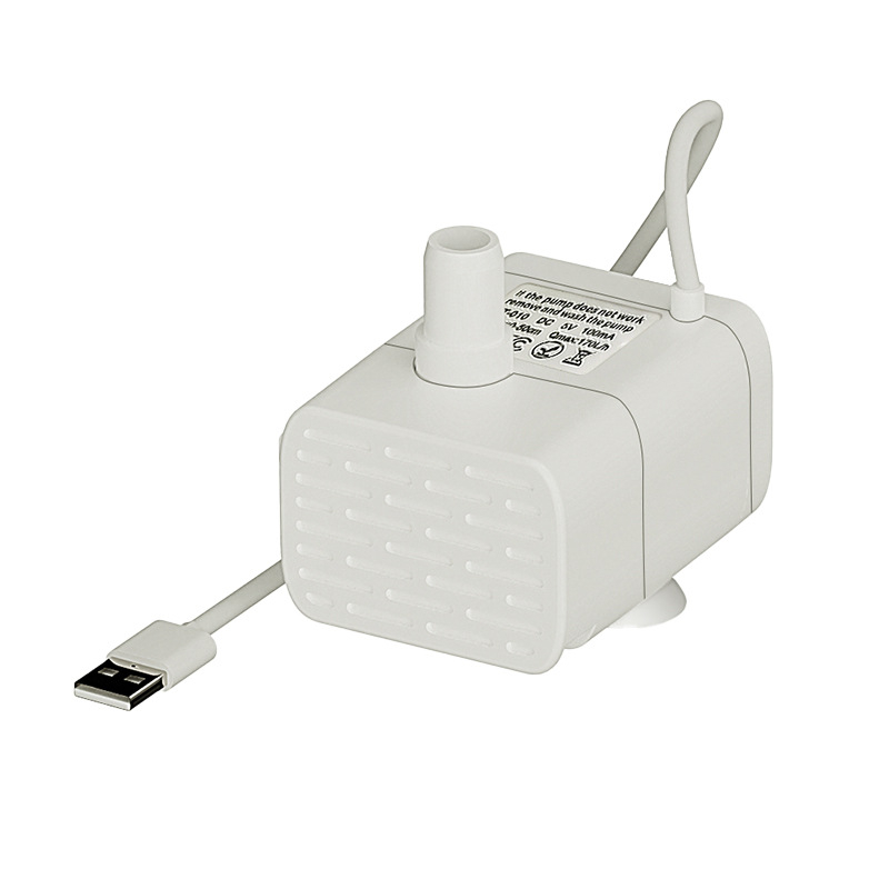 Vandens dozatoriaus priedai, vandens pompa, USB5V, su medvilne ir šviesa, reguliuojamas vandens srautas, vandens išėjimas, tylus, bešepetis