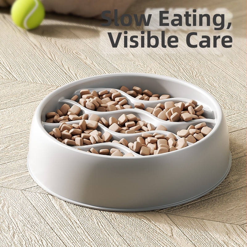 Suure mahutavusega kassikauss, paksendatud kassikauss, pritsmekindel topeltkauss, lemmikloomatoidukauss, toidukauss, aeglaselt sööv kauss, lämbumisvastane aeglase toidu kauss