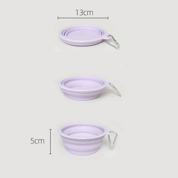 Amazon pārrobežu makaronu krāsas mājdzīvnieku barība kaķiem un suņiem barības ūdens bļoda ceļošanai, pārnēsājama, saliekama ūdens bļoda