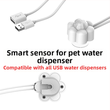 Lemmiklooma veejagaja nutikas andur infrapuna radari induktsioonkass lähedal automaatne jooksva vee söötmine energiasäästlik vaigistus