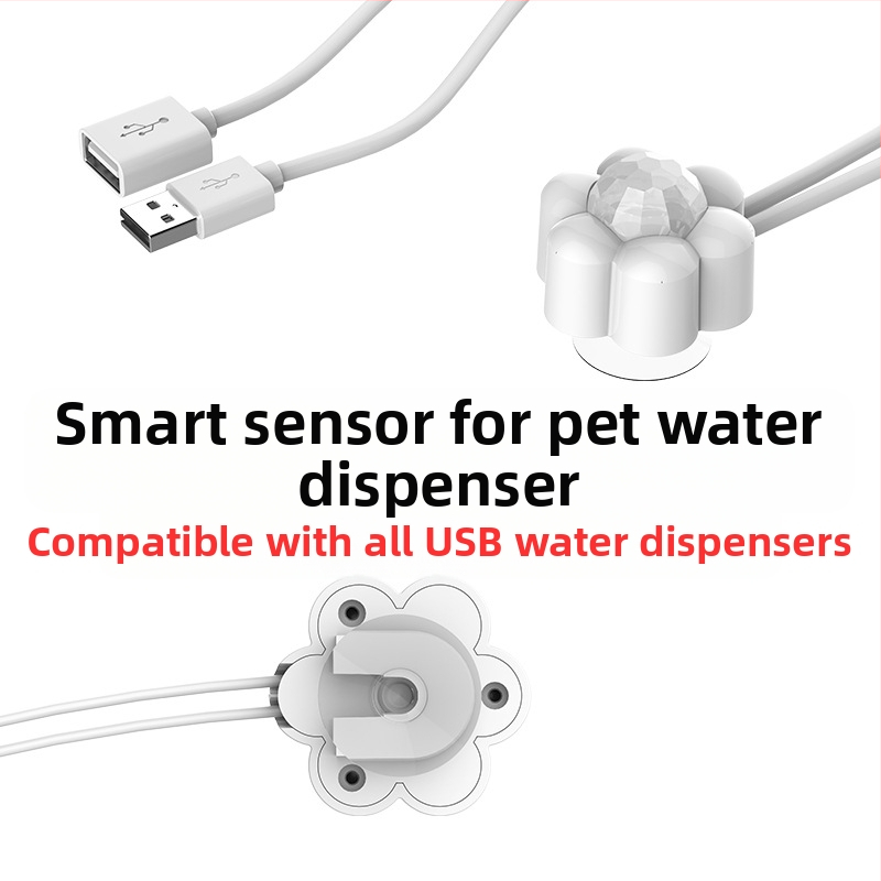 Lemmiklooma veejagaja nutikas andur infrapuna radari induktsioonkass lähedal automaatne jooksva vee söötmine energiasäästlik vaigistus