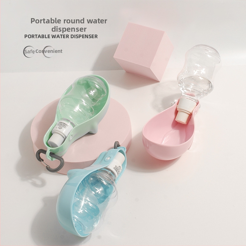 Hupu koera joogiveepudel, kaasaskantav koeraga jalutamise mängukaru joogifontään, lemmikloomade väljasõidutarbed, kassi joogiveeklaas