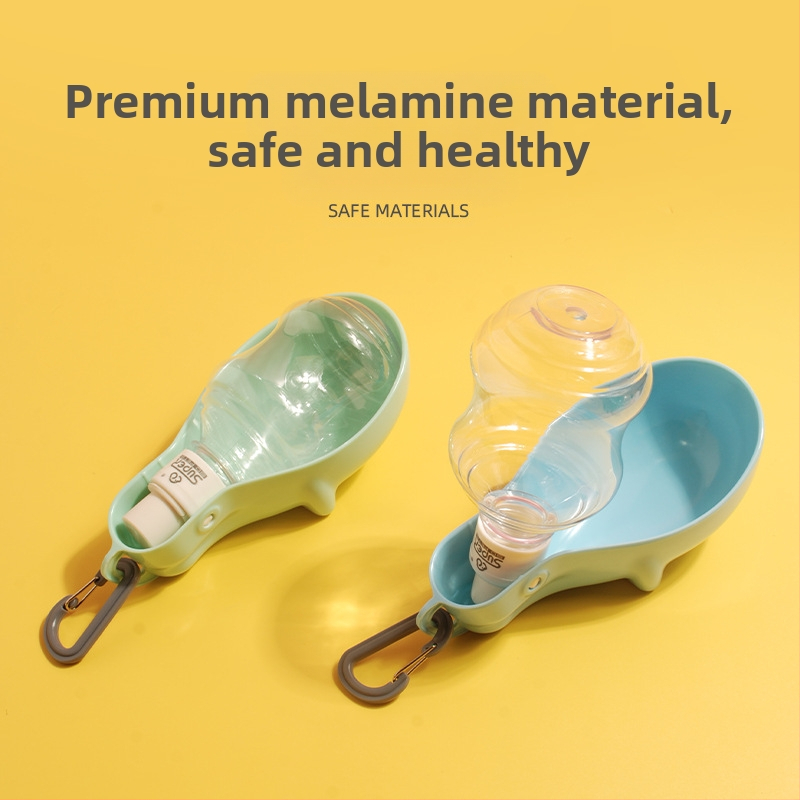 Бутилка за питейна вода за кучета Hupu, преносим фонтан за пиене за разходка с кучета, принадлежности за домашни любимци, чаша за питейна вода за котки