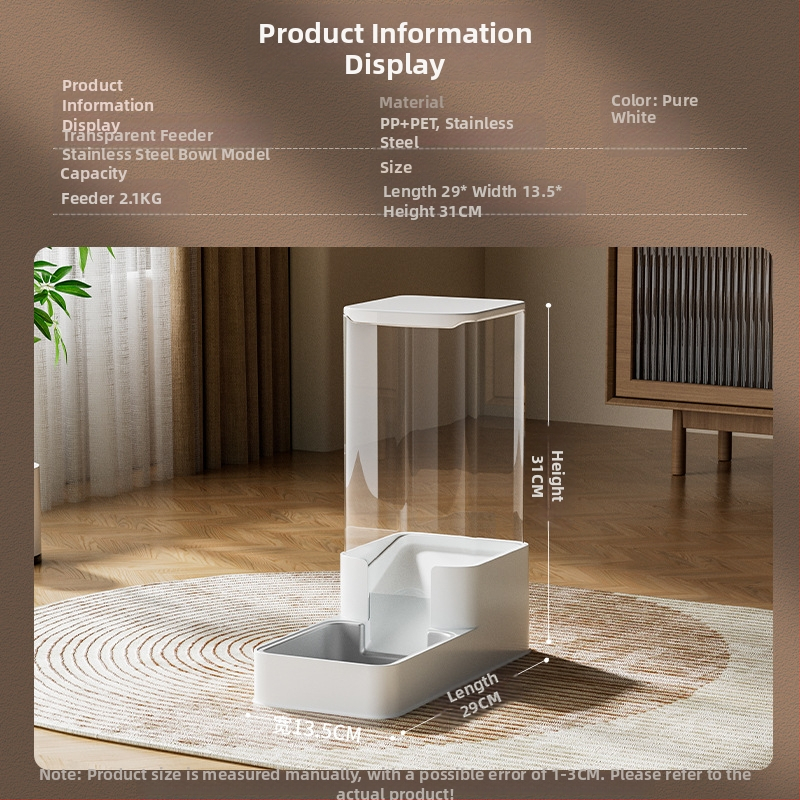 Lemmikloomade automaatne söötja, kassijootur, koerakauss, keskmise suurusega koertele mõeldud veesöötmisbassein, kombineeritud teravilja hoiutünn