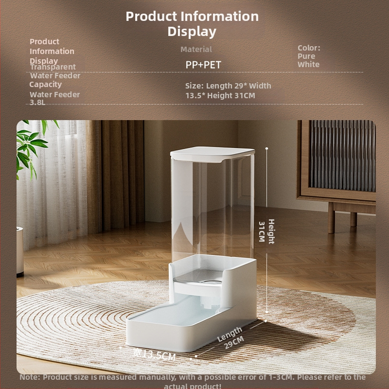 Lemmikloomade automaatne söötja, kassijootur, koerakauss, keskmise suurusega koertele mõeldud veesöötmisbassein, kombineeritud teravilja hoiutünn