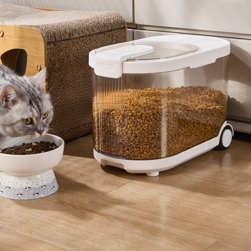 Ratiniai laikmačiai Ryžių kibiras Buitinis vabzdžiams ir drėgmei atsparus sandarus ryžių makaronų bakas Ryžių laikymo dėžė 10 kg maistinių grūdų laikymo kibiras