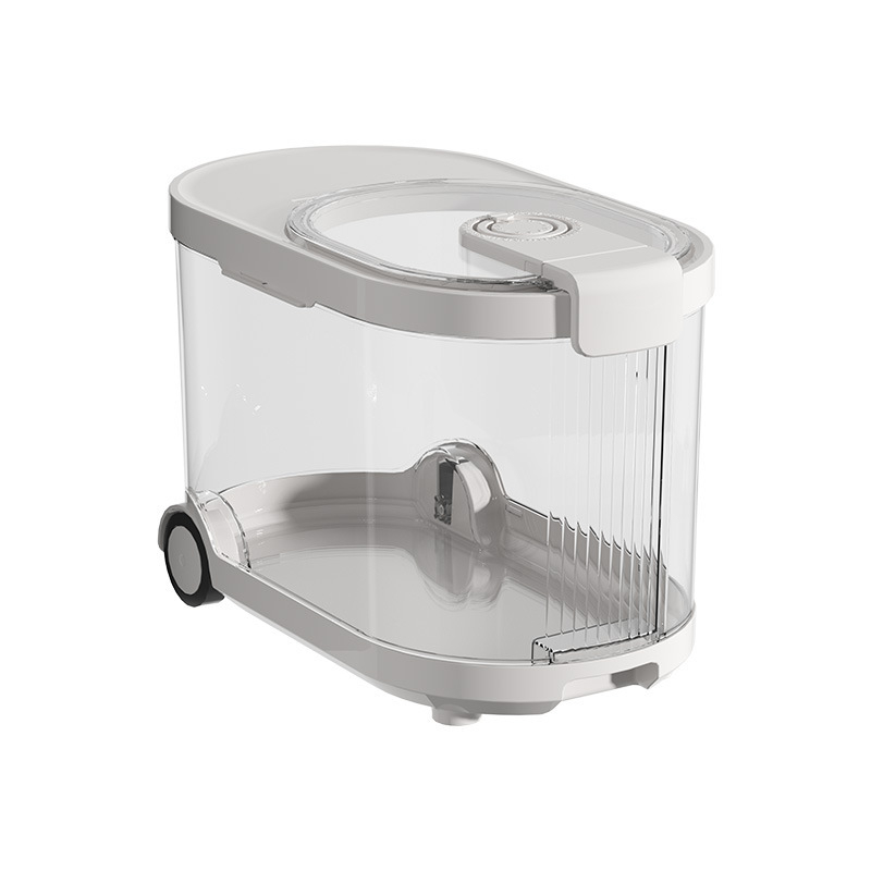 Ratiniai laikmačiai Ryžių kibiras Buitinis vabzdžiams ir drėgmei atsparus sandarus ryžių makaronų bakas Ryžių laikymo dėžė 10 kg maistinių grūdų laikymo kibiras