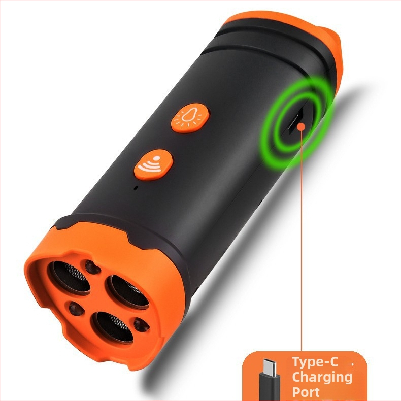 Ултразвуково устройство за отблъскване на кучета с висока мощност и три ядра, устройство против лай, инструмент за обучение на кучета, средство за предотвратяване на ухапвания и лай на кучета, самозащита и защита от ухапване