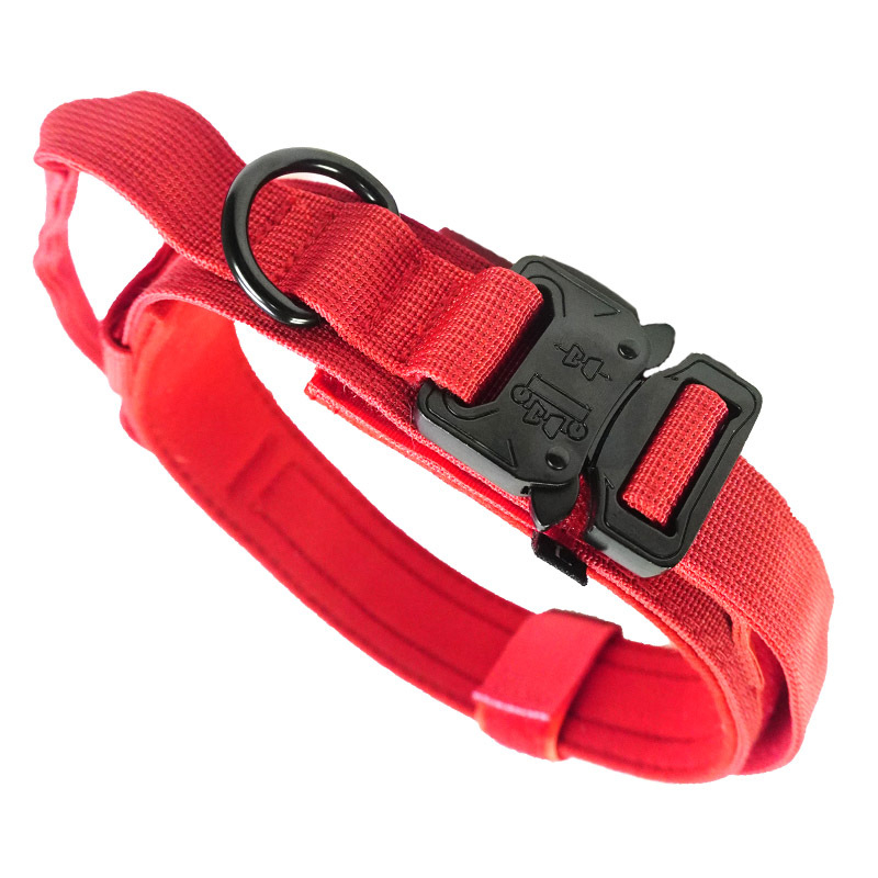 Naminių gyvūnėlių antkaklis vidutiniams ir dideliems šunims, taktinis antkaklis, pastorintas šunų antkaklis, šunų antkaklis, kuris nesmaugia kaklo, karinis šunų antkaklis