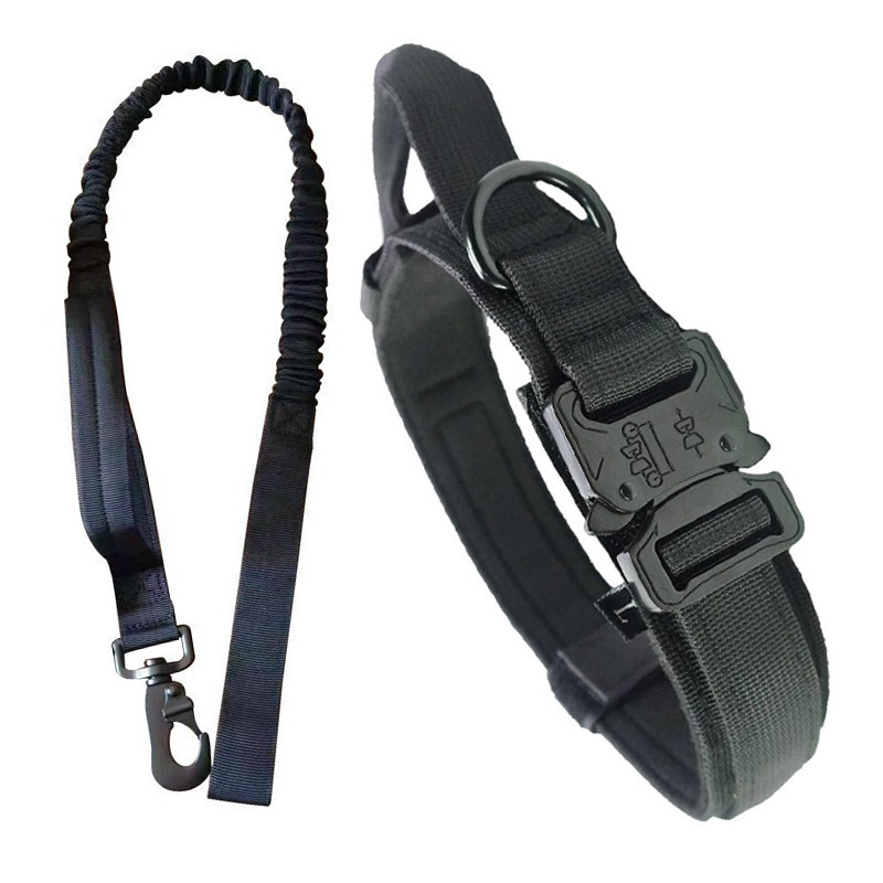 Naminių gyvūnėlių antkaklis vidutiniams ir dideliems šunims, taktinis antkaklis, pastorintas šunų antkaklis, šunų antkaklis, kuris nesmaugia kaklo, karinis šunų antkaklis