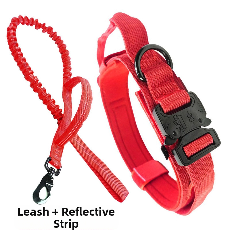 Naminių gyvūnėlių antkaklis vidutiniams ir dideliems šunims, taktinis antkaklis, pastorintas šunų antkaklis, šunų antkaklis, kuris nesmaugia kaklo, karinis šunų antkaklis