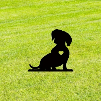 Temu гореща разпродажба метална декорация за двор кухо куче земя трансгранична независима станция модерно креативно изкуство метал