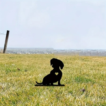 Temu гореща разпродажба метална декорация за двор кухо куче земя трансгранична независима станция модерно креативно изкуство метал