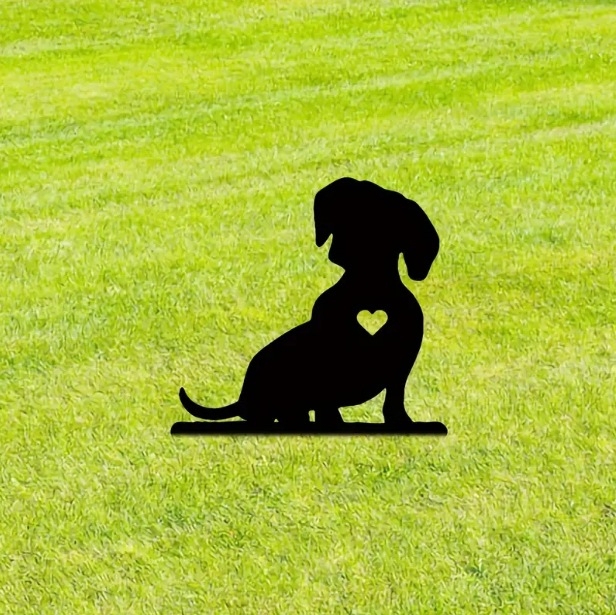 Temu гореща разпродажба метална декорация за двор кухо куче земя трансгранична независима станция модерно креативно изкуство метал