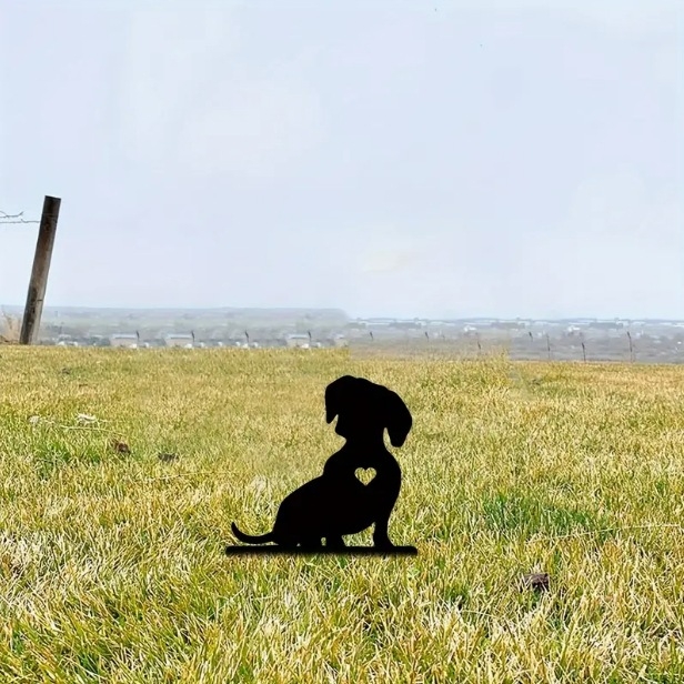 Temu гореща разпродажба метална декорация за двор кухо куче земя трансгранична независима станция модерно креативно изкуство метал