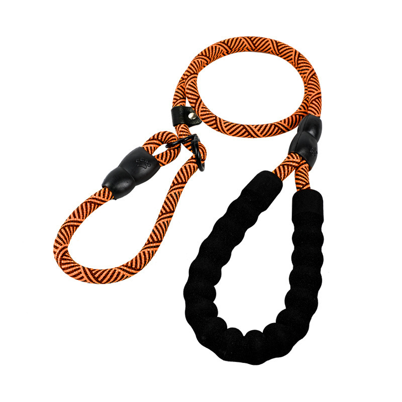 Piiriülene koerakett lemmikloomade jalutusrihm plahvatuskindel integreeritud P-köis P-ketiga õuerihm koerte jalutusrihm keskmistele ja suurtele koertele