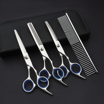 Ψαλίδι κουρέματος σκύλων με τις καλύτερες πωλήσεις σε είδη κατοικίδιων, επαγγελματικό ψαλίδι περιποίησης κατοικίδιων από ατσάλι, μονοκόμματο