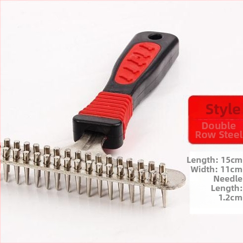 Suurele, keskmisele ja väikesele koerale mõeldud kamm, kaherealine kamm, nõelkamm, paks karv, kuldne karv, kaisukaru, kassi servaga, lambakoera kamm, hari, karvaeemalduse tööriist