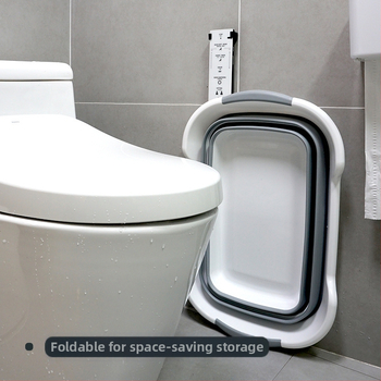 Mitmeotstarbeline kokkupandav lastevann, loominguline kokkupandav määrdunud korv, majapidamises kasutatavate lemmikloomade vannide hoiukorv