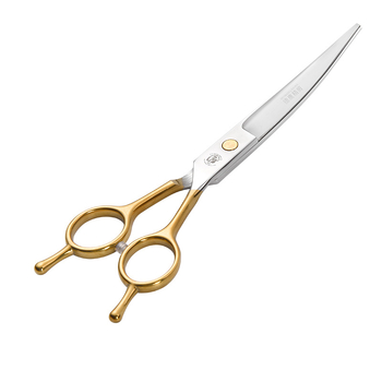 7-инчови ножици за красота на домашни любимци, ножици за зъби, плоски ножици, ножици за подстригване на косми за домашни любимци, ножици за извита коса за рязане на кучета, инструменти за котки, костюм