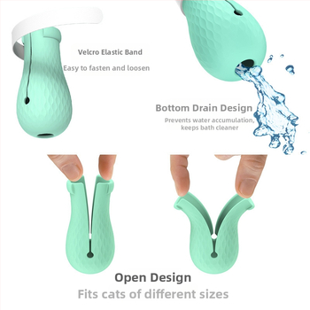 Naminių kačių pėdų rankovės, apsaugančios nuo įbrėžimų, pirštinės nuo kačių nagų, skirtos įbrėžimams, katės plovimui, katės maitinimui, vaistai naminių gyvūnėlių pėdų rankovių, 4 vnt., gamintojai