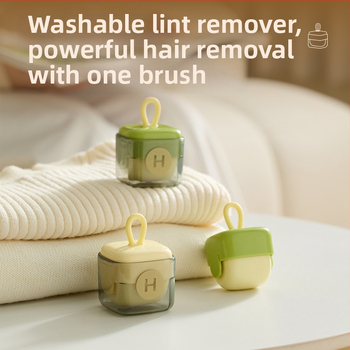 [Patentuotas kvadratinis] Plaunamas pūkelių valiklis drabužiams, galingas dulkių ir pūkelių šalinimas, nešiojamas kvadratinis pūkelių valiklis