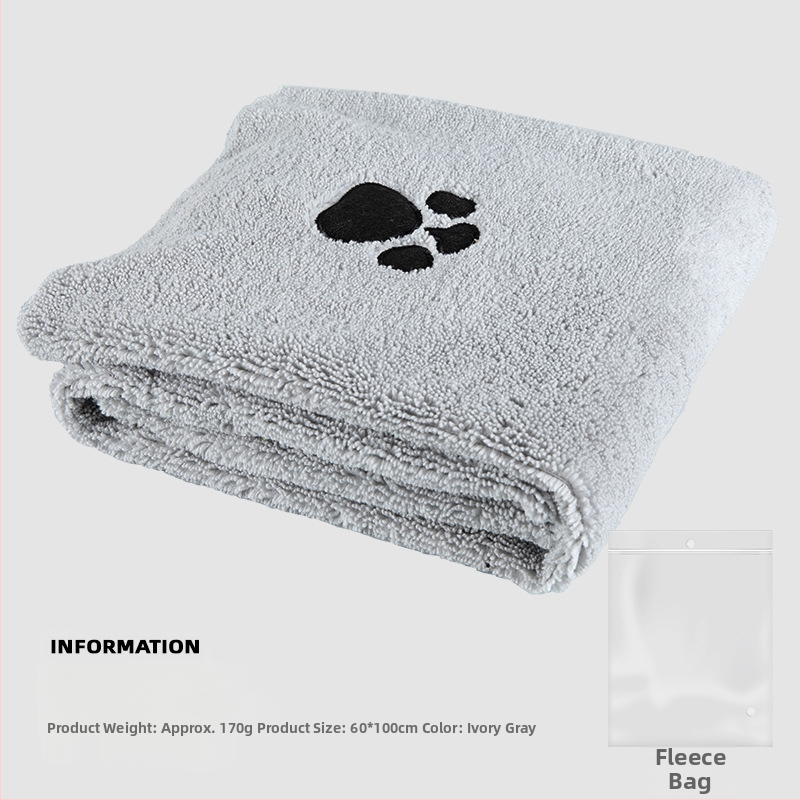 Mikropluošto naminių gyvūnėlių rankšluostis, stipriai sugeriantis, greitai džiūstantis, naminių gyvūnėlių grožio rankšluostis, dovana šuniui ir katei.