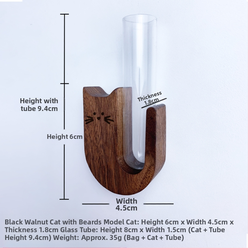 Täispuidust lemmikloomade karvade mälestuskarp, kassihabemega külmkapi kleebiste kollektsioon, suveniirkoer, kassihabeme koguja