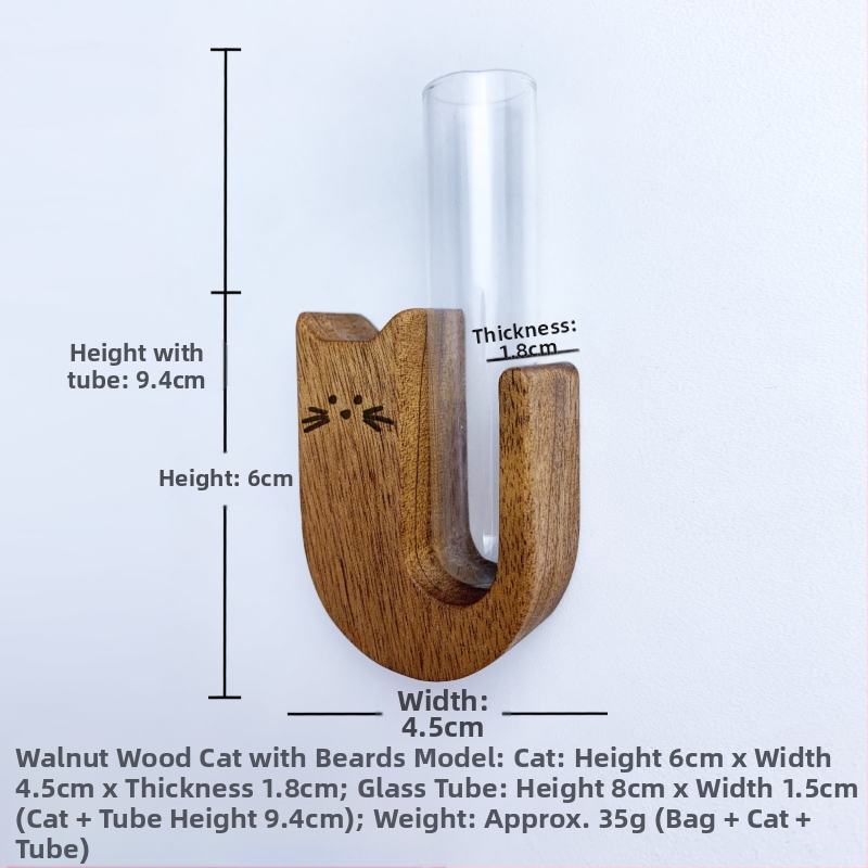 Täispuidust lemmikloomade karvade mälestuskarp, kassihabemega külmkapi kleebiste kollektsioon, suveniirkoer, kassihabeme koguja