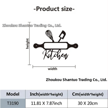 Метални табели за трансгранично ползване, кухненски табели, стенна декорация, обикновени метални кухненски декоративни табели, Великден