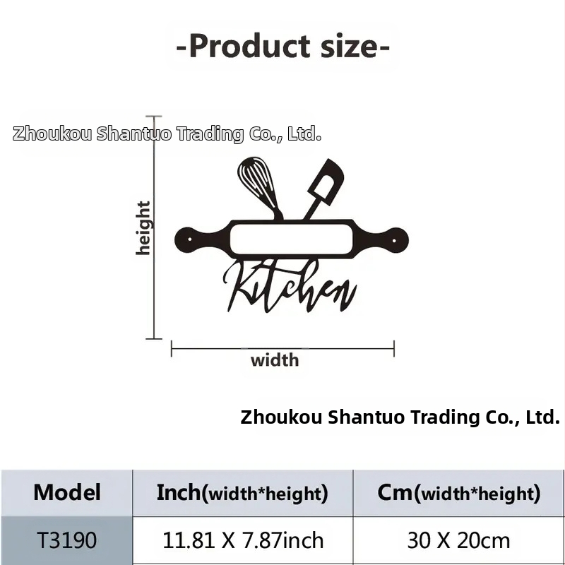 Метални табели за трансгранично ползване, кухненски табели, стенна декорация, обикновени метални кухненски декоративни табели, Великден