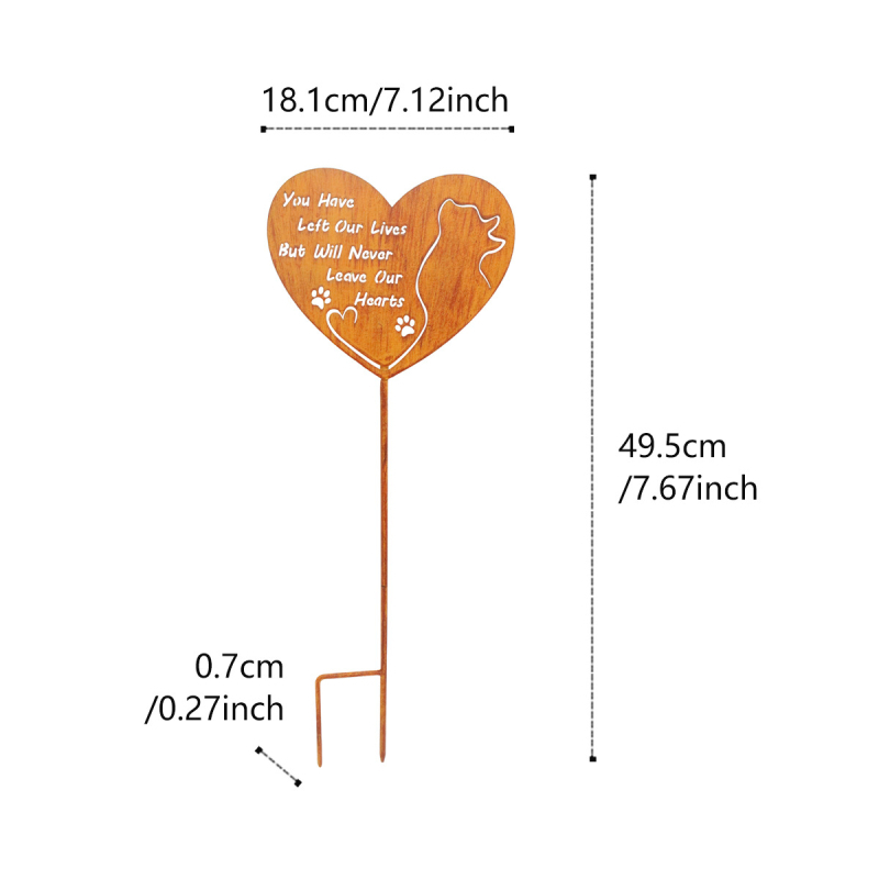 Naujas tarpvalstybinis geležinis katės ir šuns memorialas su įskiepiu, lauko vejos dekoracija, pamestas šuo, katė, augintinis, metalinis antkapis