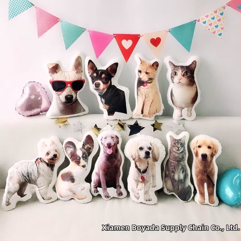 Etsy vislabāk pārdotais pielāgotais neregulāras formas spilvens podiņa formā, Amazon populārākais reālistisks dīvāna spilvens mājdzīvnieka tēla formā