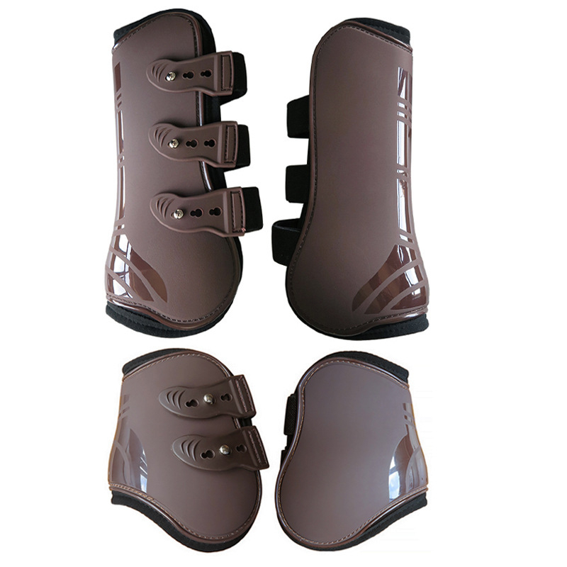 Nr. 2 arklio kojų tamprės iš PU ir nardymo medžiagos, reguliuojamo dydžio, tvirtos ir apsaugotos arklio kojas.