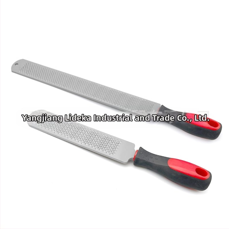 În stoc, pilă pentru potcoavă de 8 inch, 14 inch, instrument de reparare a copitei cu două fețe, pilă pentru potcoavă în camera cailor, cu mâner, instrument de îngrijire a potcoavelor