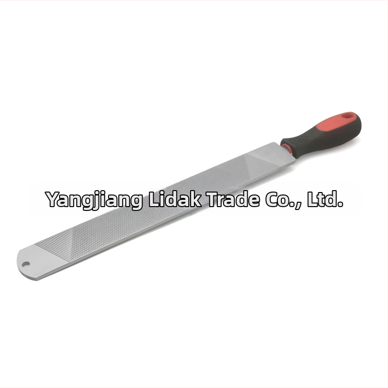 В наличност 8-инчова 14-инчова пила за подкови, двустранен инструмент за ремонт на копита, пила за подкови за коне с дръжка, инструмент за грижа за подкови