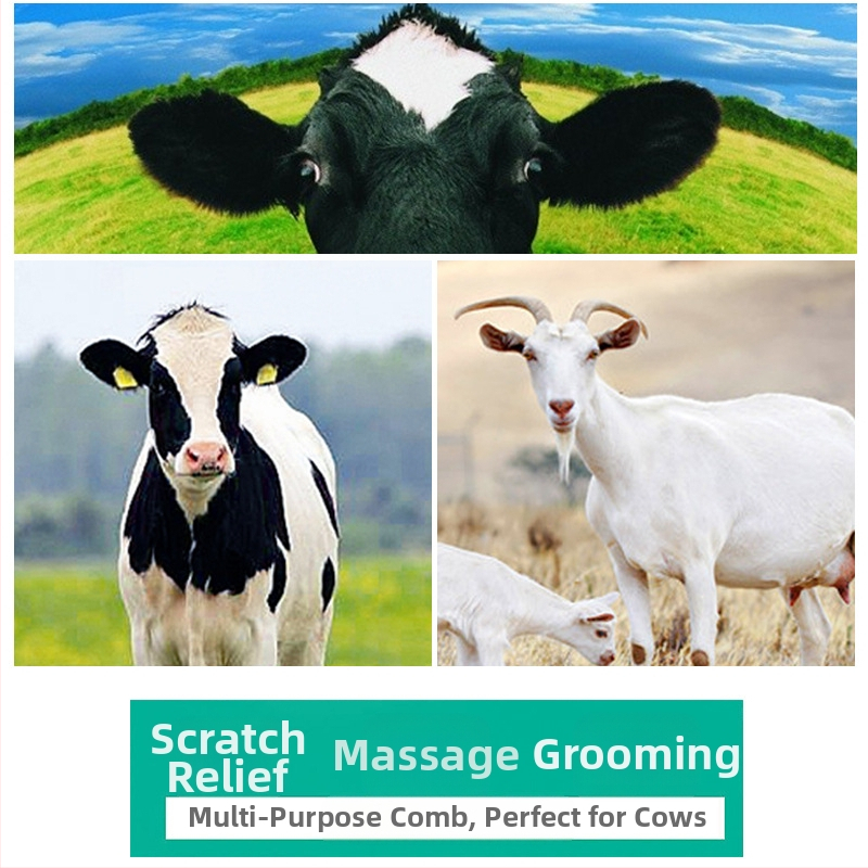 Гребен за говеда и овце, гребло против сърбеж, четка за косми от говеда, ветеринарна четка за почистване, гребен за косми от говеда и овце, коневъдни принадлежности