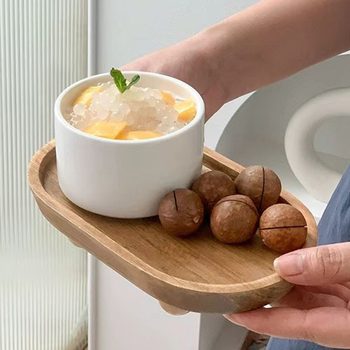 Naujas kiniško stiliaus medžio masyvo arbatos puodelio padėklas, studijų biuras, kava arbata, medinė šilumos izoliacinė lėkštė, fotografavimo produktai, mediniai papuošalai