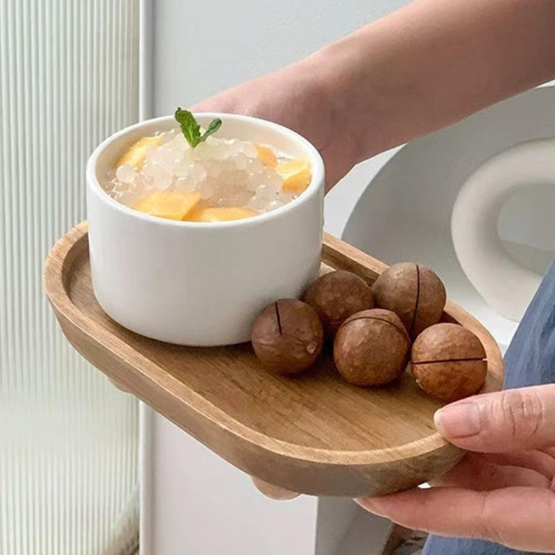 Új kínai stílusú tömörfa teáscsésze tálca, dolgozószoba, kávé, tea, fa hőszigetelő tányér, fotózáshoz használt termékek, fa dísztárgyak