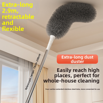 Plunksninis dulkių siurblys Elektrostatinis dulkių šalinimas ir pelenų valymas Buitinis teleskopinis strypas Dulkių valymas Luboms Didelių tarpų valymas Artefaktas